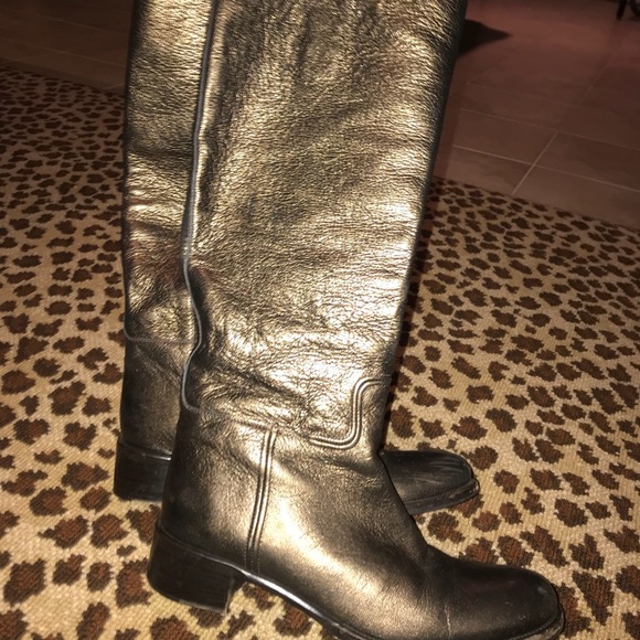 Prada metallic boots - Picture 2 of 4